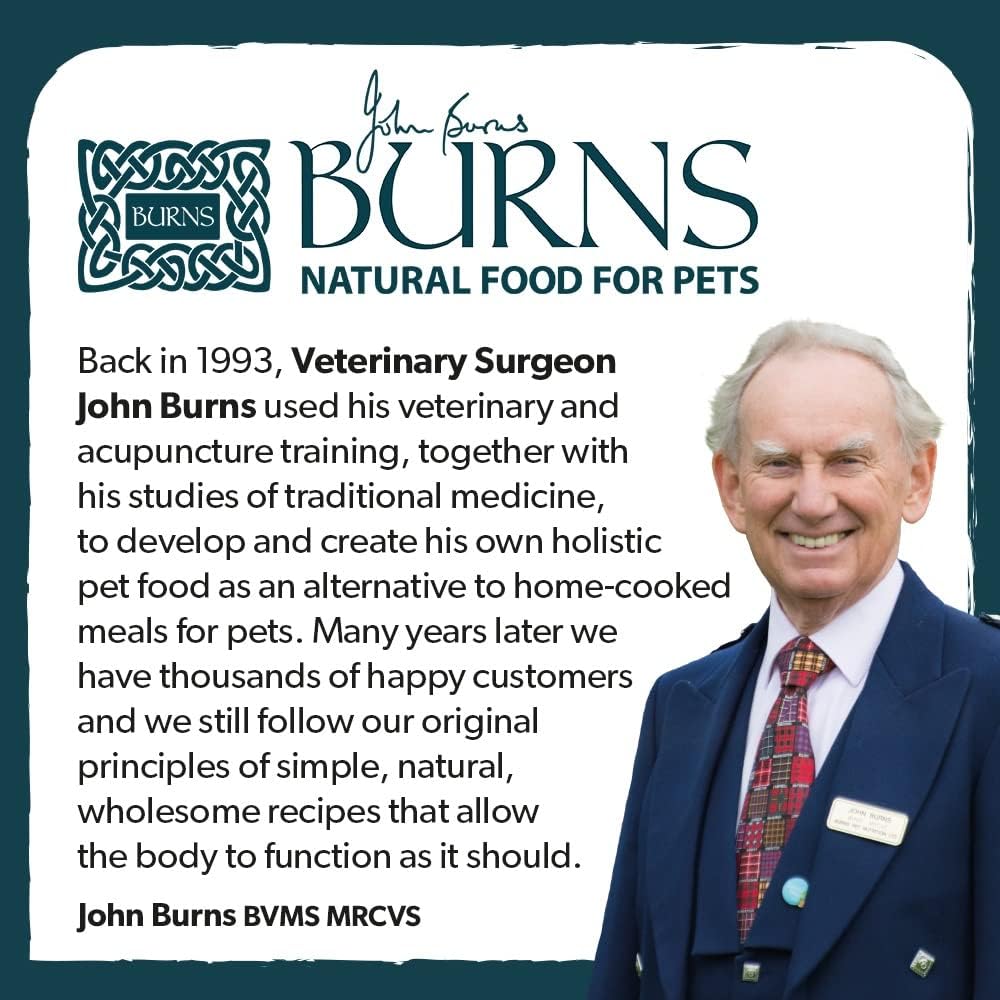 Burns Pet Nutrition Hypoallergenic Complete Dry Dog Food Adult and Senior Dog Sensitive with Pork and Potato 12 kg