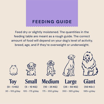 Pooch & Mutt - Calm & Relaxed Complete Dry Dog Food Grain Free (Regular Sized Kibble), for Calming Hyperactive or Anxious Dogs, Turkey and Sweet Potato, 10kg (packaging may vary)