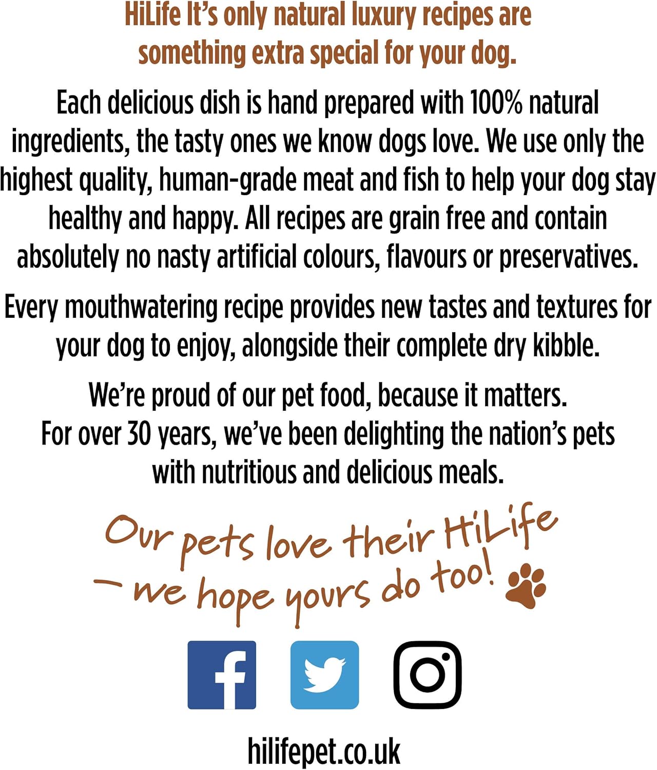 HiLife it's only natural Wet Dog Food - The Luxury Wholesome Hamper with Chicken Breast, Tuna, Salmon, Beef, Vegetables, Multipack of 36 Pouches x 100g