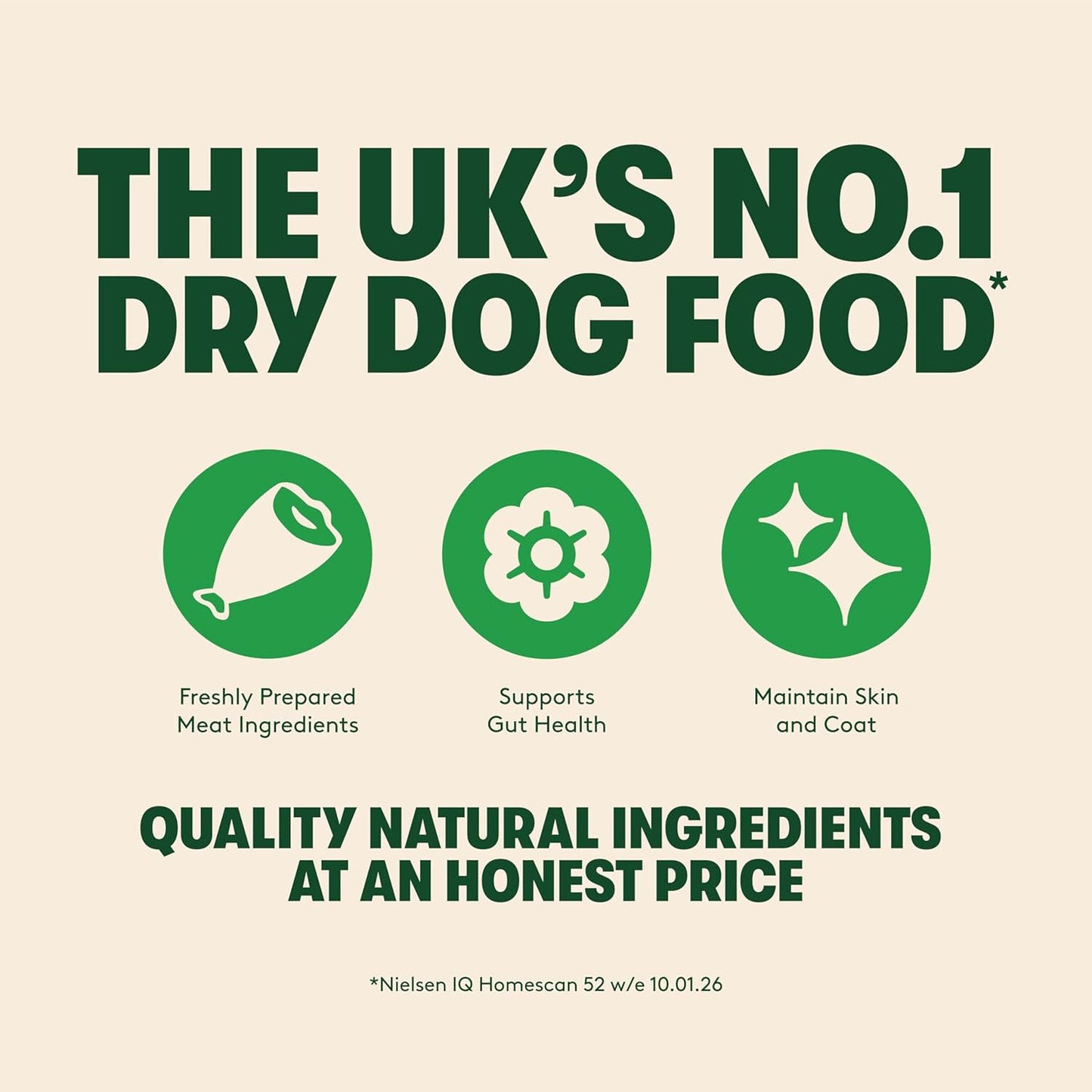 Harringtons Complete Dry Adult Dog Food Lamb & Rice 15kg - Made with All Natural Ingredients