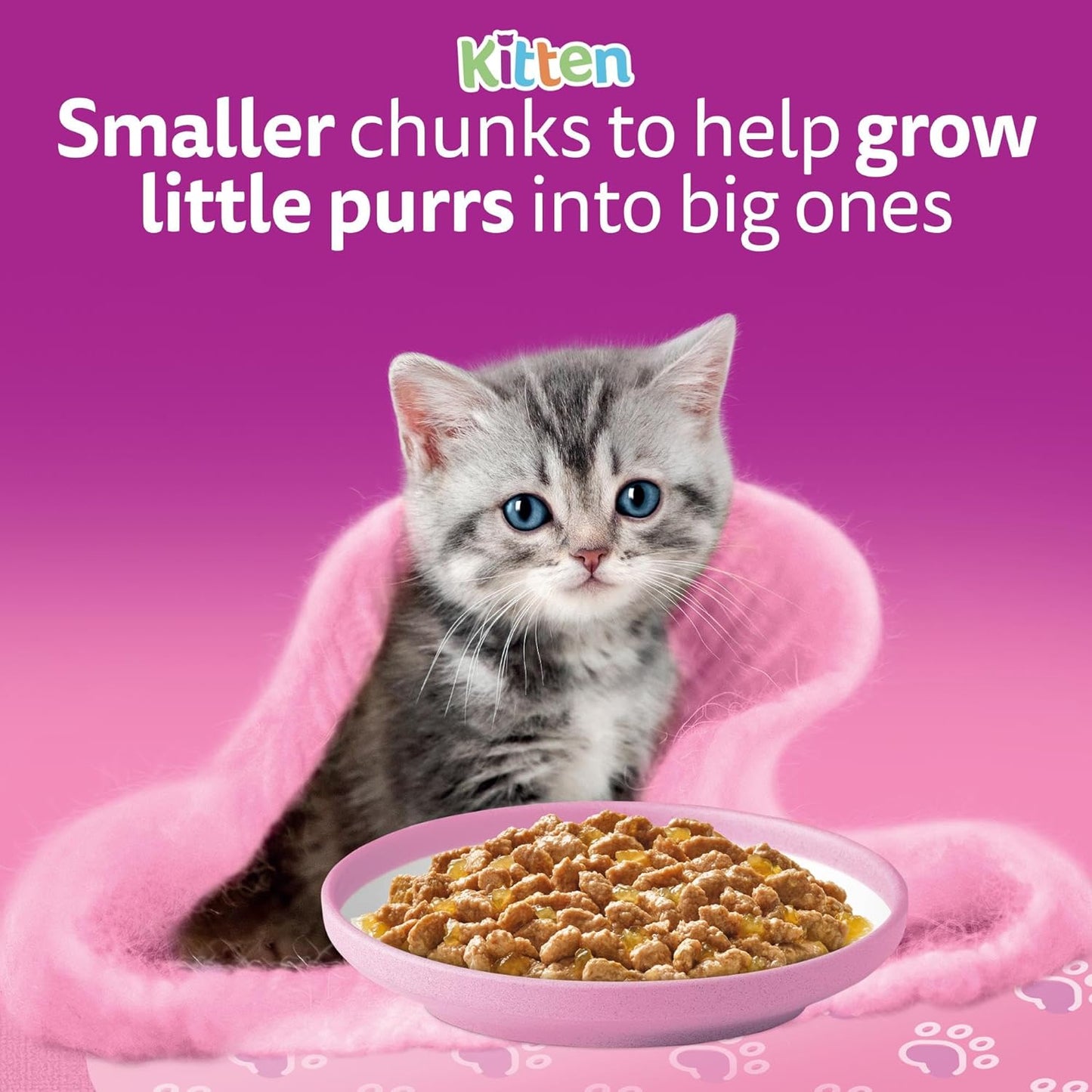 whiskas Junior Poultry Selection in Jelly 84 Pouches, Wet Kitten and Cat Food, Selection of Chicken, Duck, Poultry and Turkey, Megapack (84 x 85 g)